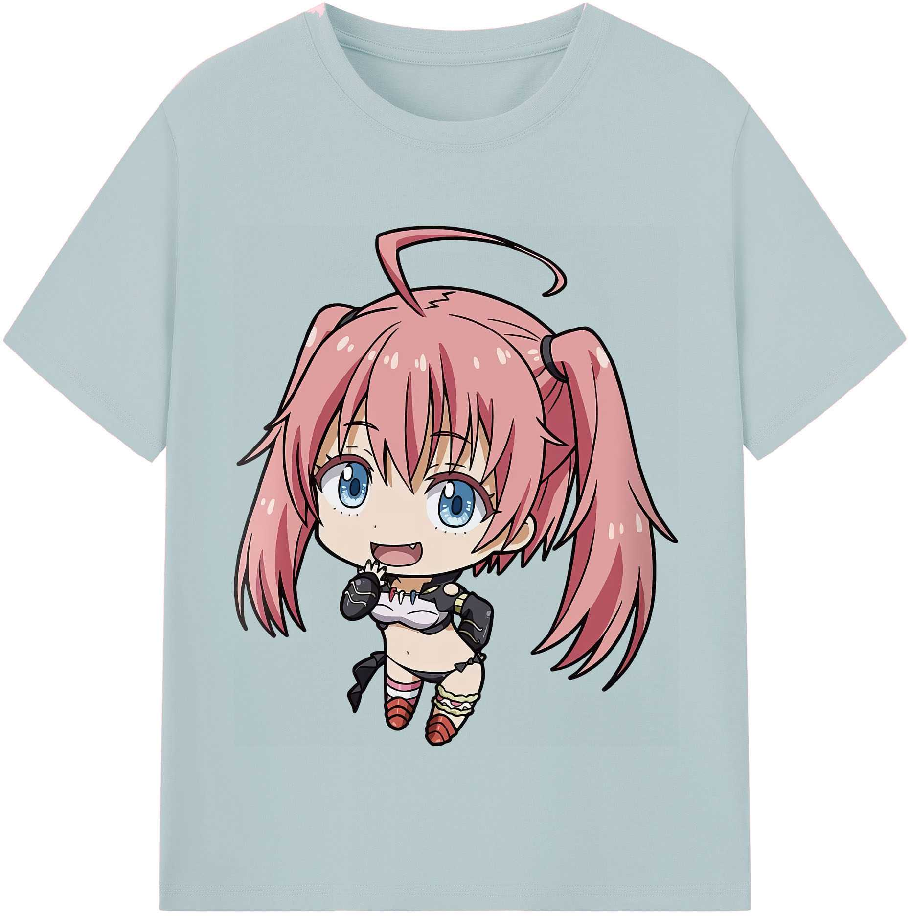 （画像用） 転スラ Regarding Reincarnated to Slime 綿100％半袖Tシャツ（フロントプリント）